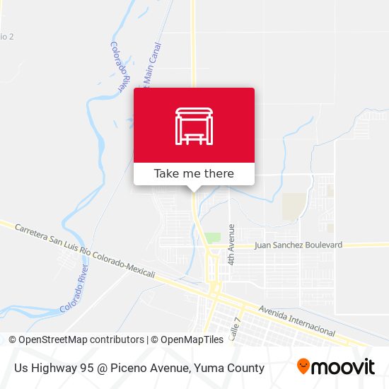 Us Highway 95 @ Piceno Avenue map