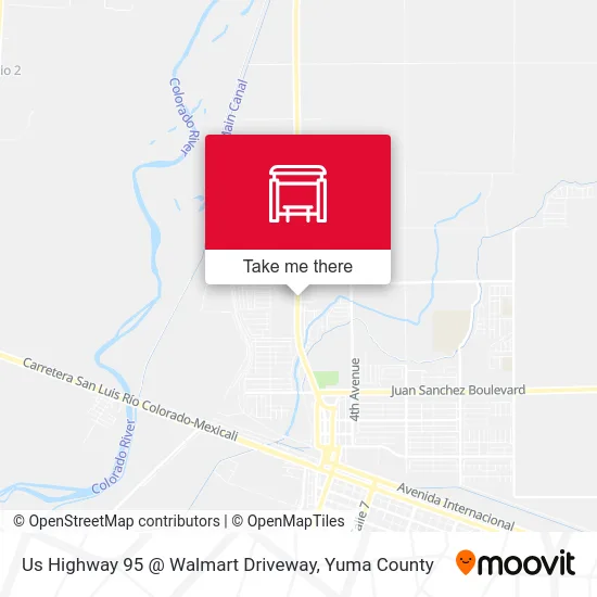 Us Highway 95 @ Walmart Driveway map