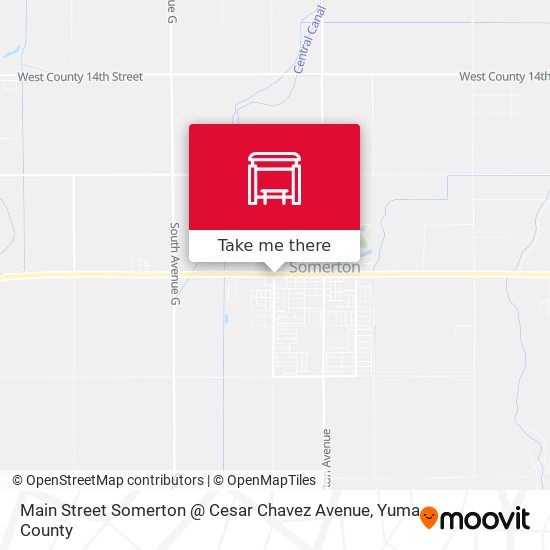 Main Street Somerton @ Cesar Chavez Avenue map