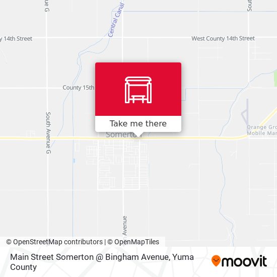 Main Street Somerton @ Bingham Avenue map