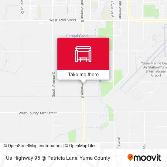 Us Highway 95 @ Patricia Lane map