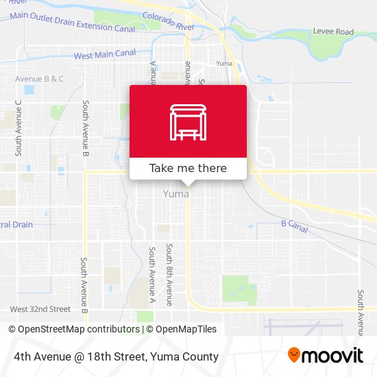 Mapa de 4th Avenue @ 18th Street