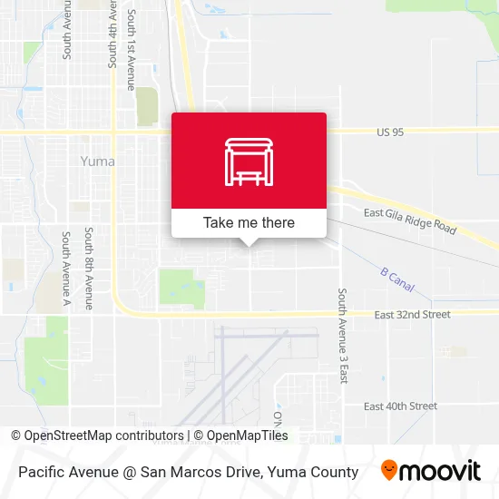 Pacific Avenue @ San Marcos Drive map