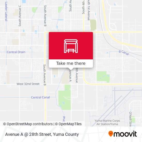Avenue A @ 28th Street map