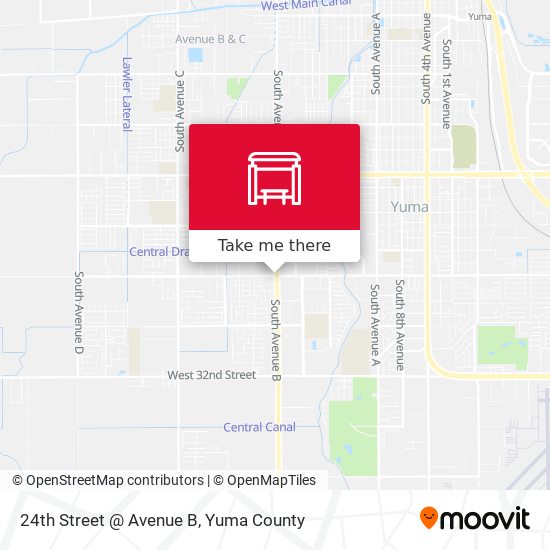 24th Street @ Avenue B map