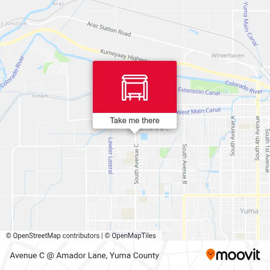 Avenue C @ Amador Lane map