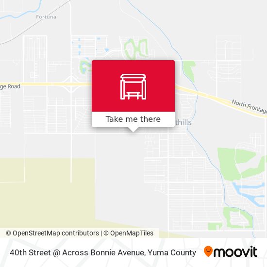 Mapa de 40th Street @ Across Bonnie Avenue