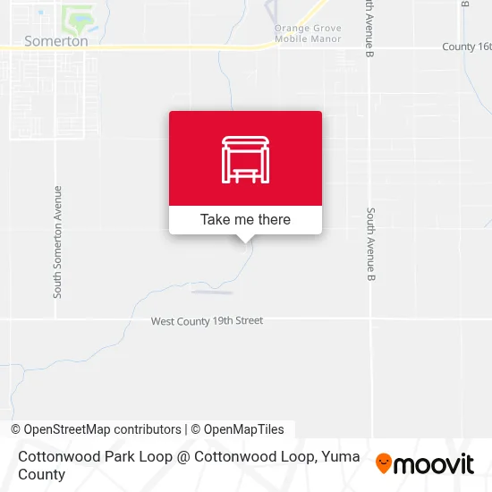 Cottonwood Park Loop @ Cottonwood Loop map
