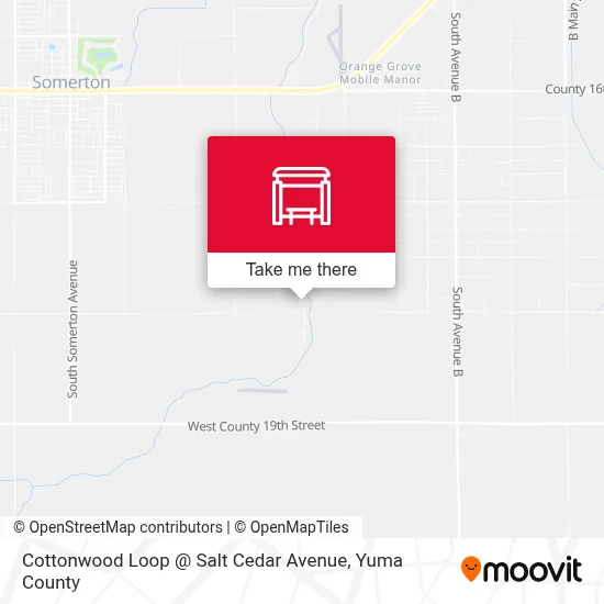 Cottonwood Loop @ Salt Cedar Avenue map