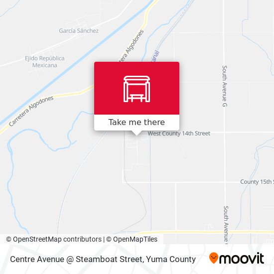 Centre Avenue @ Steamboat Street map