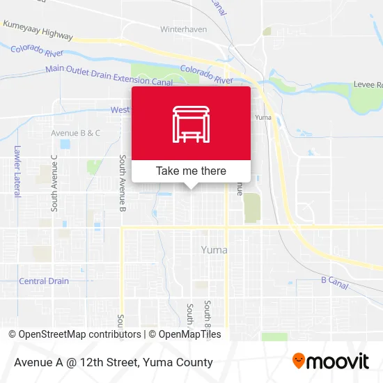 Avenue A @ 12th Street map