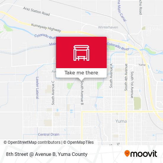 8th Street @ Avenue B map