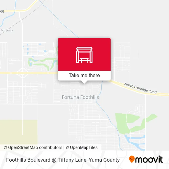 Foothills Boulevard @ Tiffany Lane map