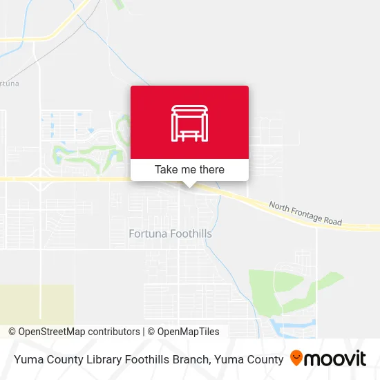 Yuma County Library Foothills Branch map