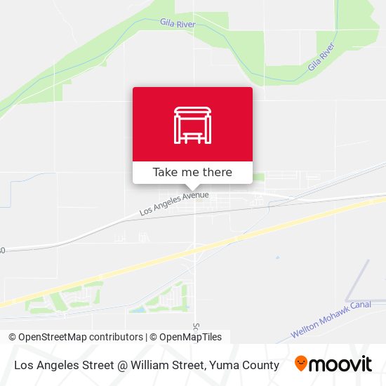 Mapa de Los Angeles Street @ William Street