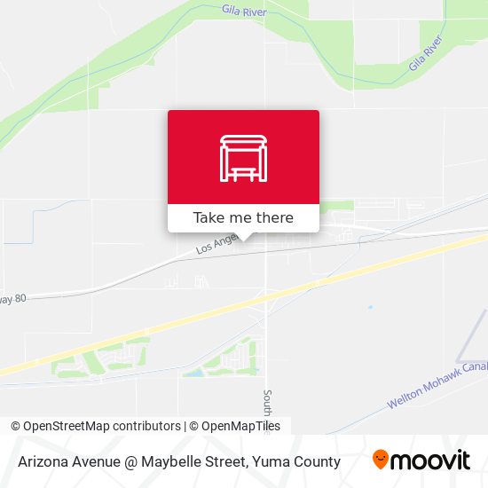 Mapa de Arizona Avenue @ Maybelle Street