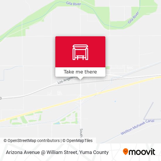 Arizona Avenue @ William Street map