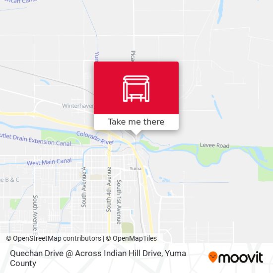 Quechan Drive @ Across Indian Hill Drive map