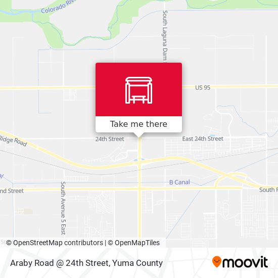 Araby Road @ 24th Street map