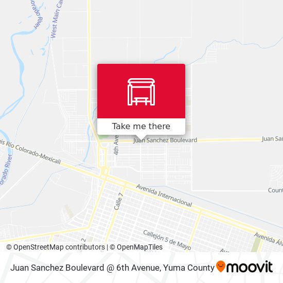 Juan Sanchez Boulevard @ 6th Avenue map