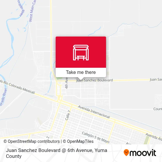 Juan Sanchez Boulevard @ 6th Avenue map