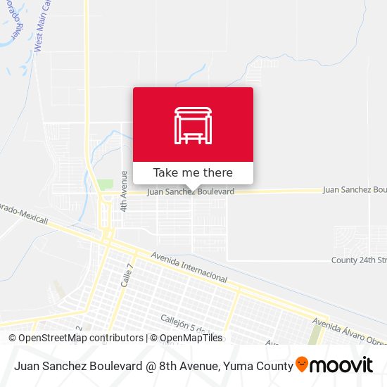 Mapa de Juan Sanchez Boulevard @ 8th Avenue