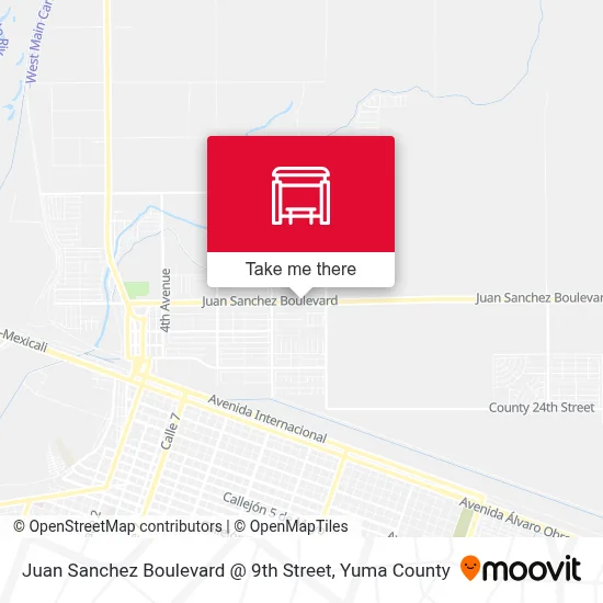 Juan Sanchez Boulevard @ 9th Street map