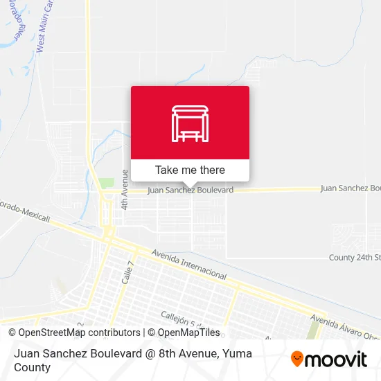 Juan Sanchez Boulevard @ 8th Avenue map