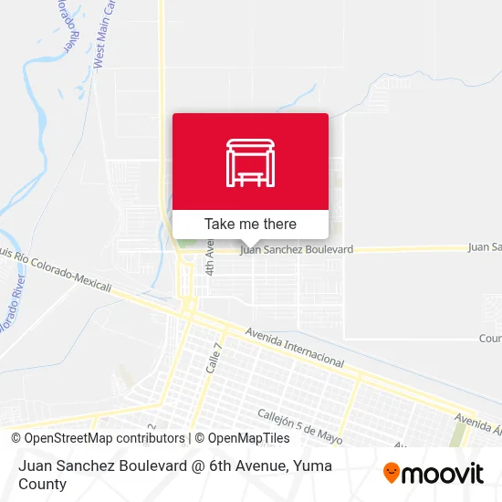 Juan Sanchez Boulevard @ 6th Avenue map