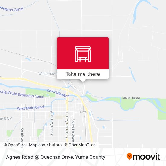 Agnes Road @ Quechan Drive map