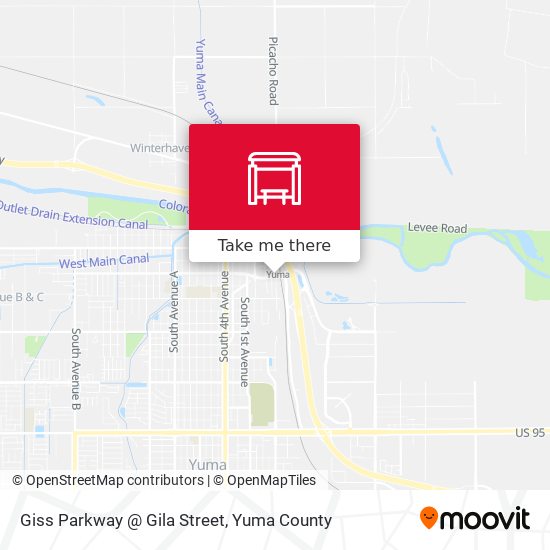 Giss Parkway @ Gila Street map