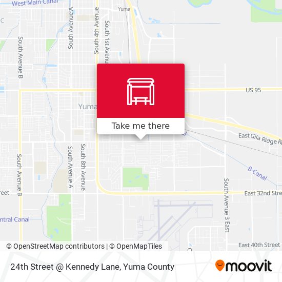 24th Street @ Kennedy Lane map