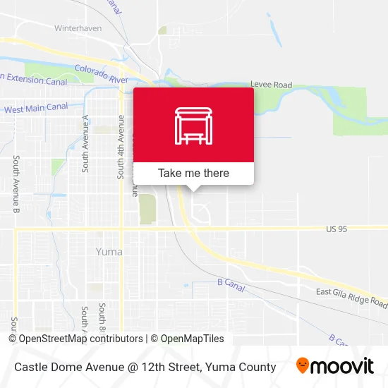 Castle Dome Avenue @ 12th Street map