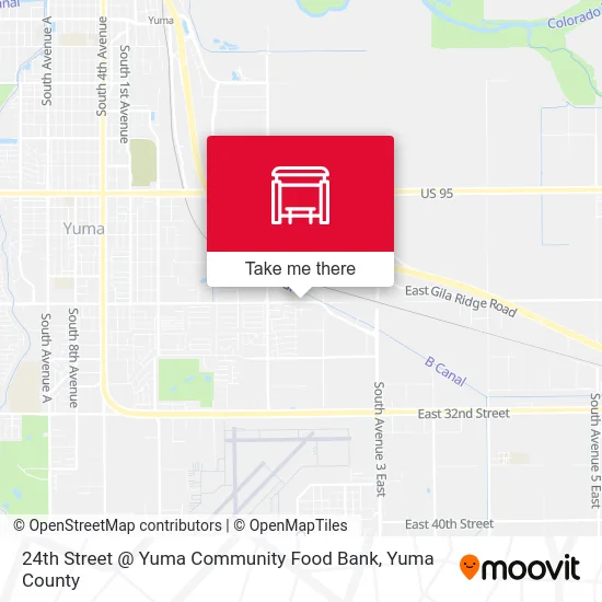 24th Street @ Yuma Community Food Bank map