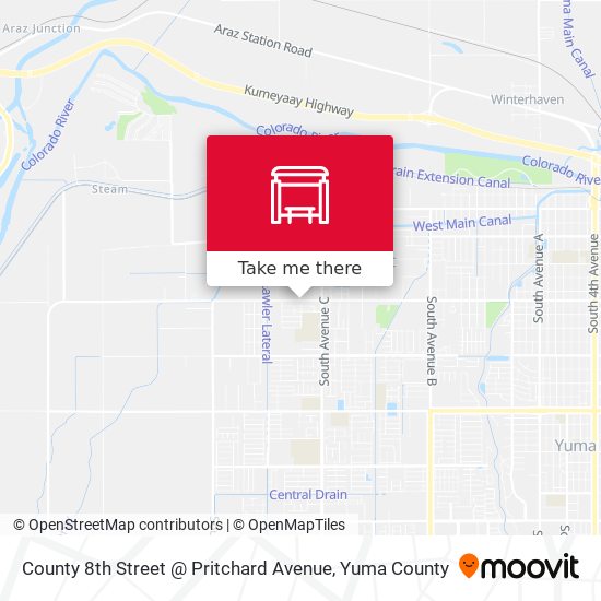 Mapa de County 8th Street @ Pritchard Avenue