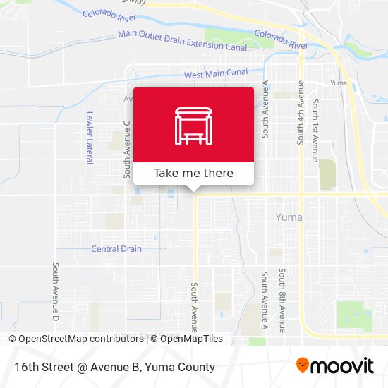 Mapa de 16th Street @ Avenue B
