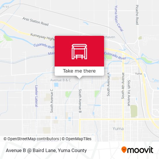 Avenue B @ Baird Lane map