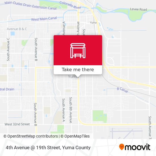 4th Avenue @ 19th Street map