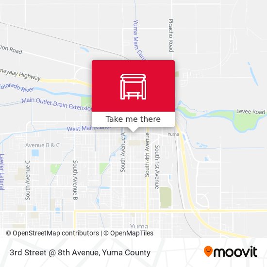 3rd Street @ 8th Avenue map