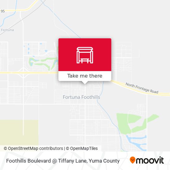 Foothills Boulevard @ Tiffany Lane map