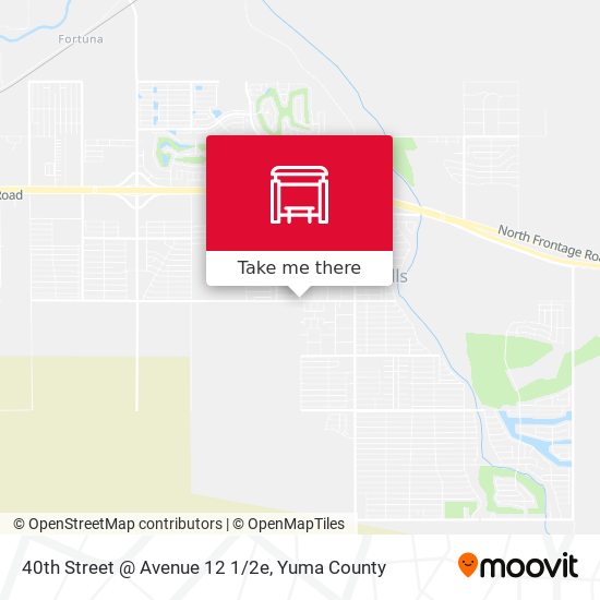 40th Street @ Avenue 12 1/2e map