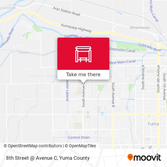 8th Street @ Avenue C map