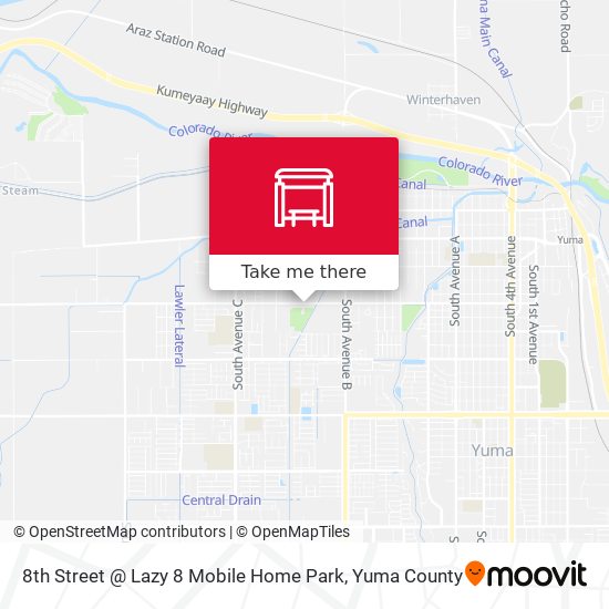8th Street @ Lazy 8 Mobile Home Park map