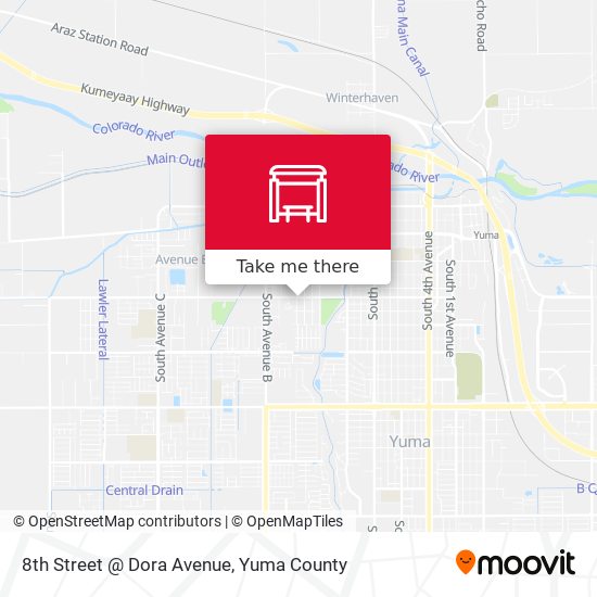 Mapa de 8th Street @ Dora Avenue
