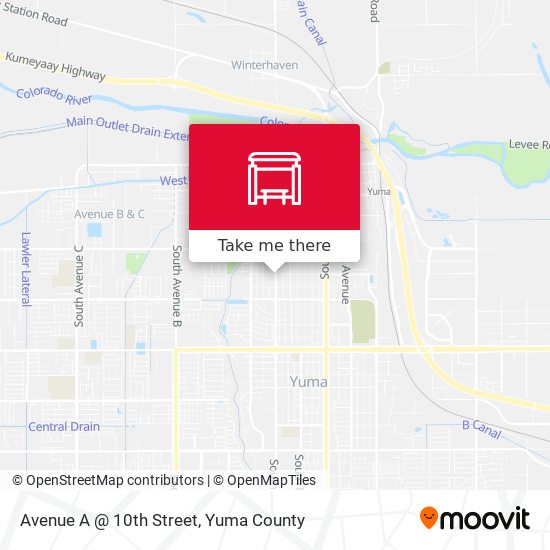 Mapa de Avenue A @ 10th Street