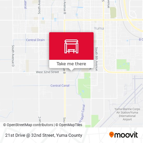 21st Drive @ 32nd Street map
