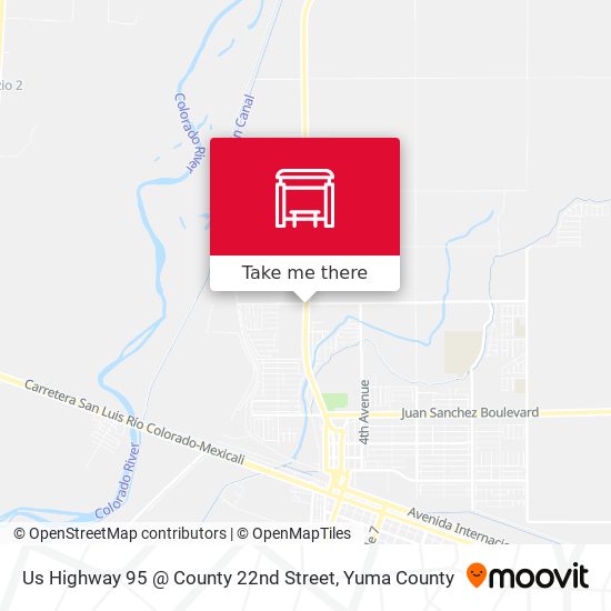 Us Highway 95 @ County 22nd Street map