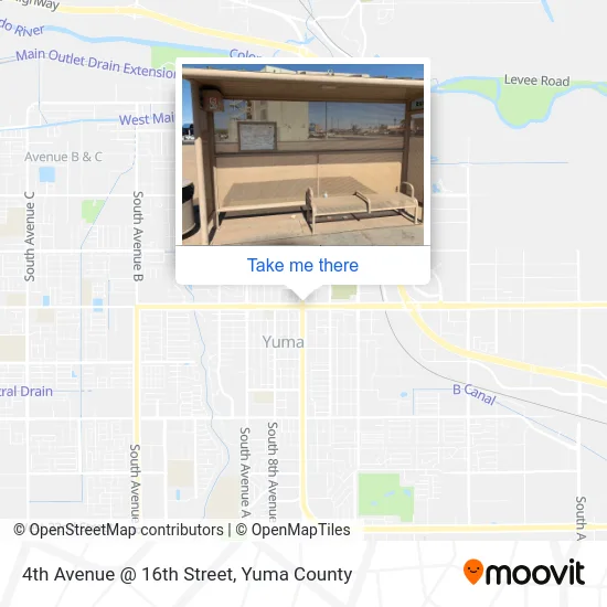 4th Avenue @ 16th Street map