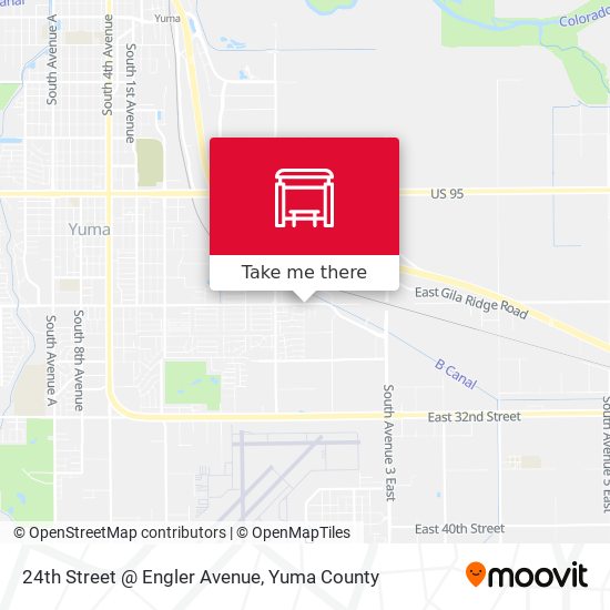24th Street @ Engler Avenue map