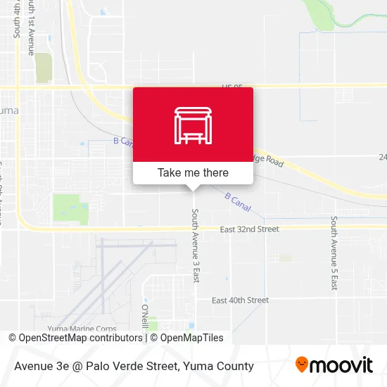 Avenue 3e @ Palo Verde Street map